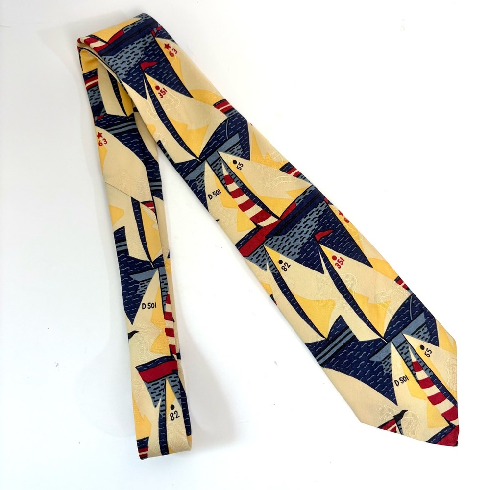 Ralph Lauren Polo Nautical Vintage Silk Tie